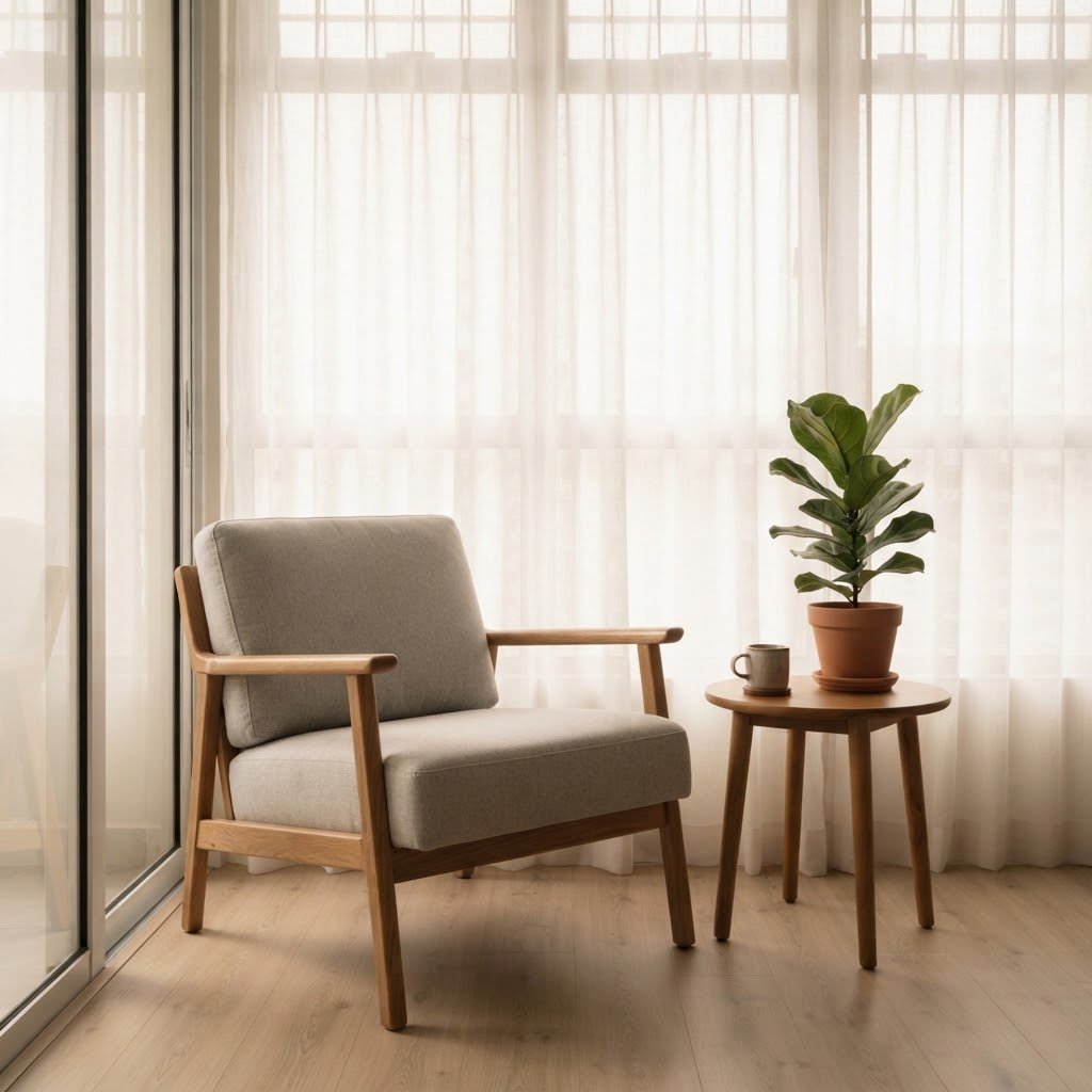 Sunlit Singapore home interior